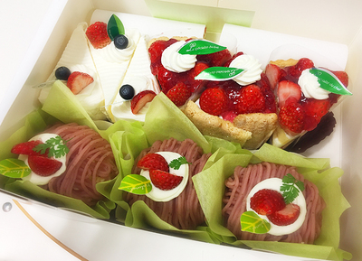 株式会社エスケー様よりケーキをいただきました 山梨のホームページ制作 タモンテン株式会社