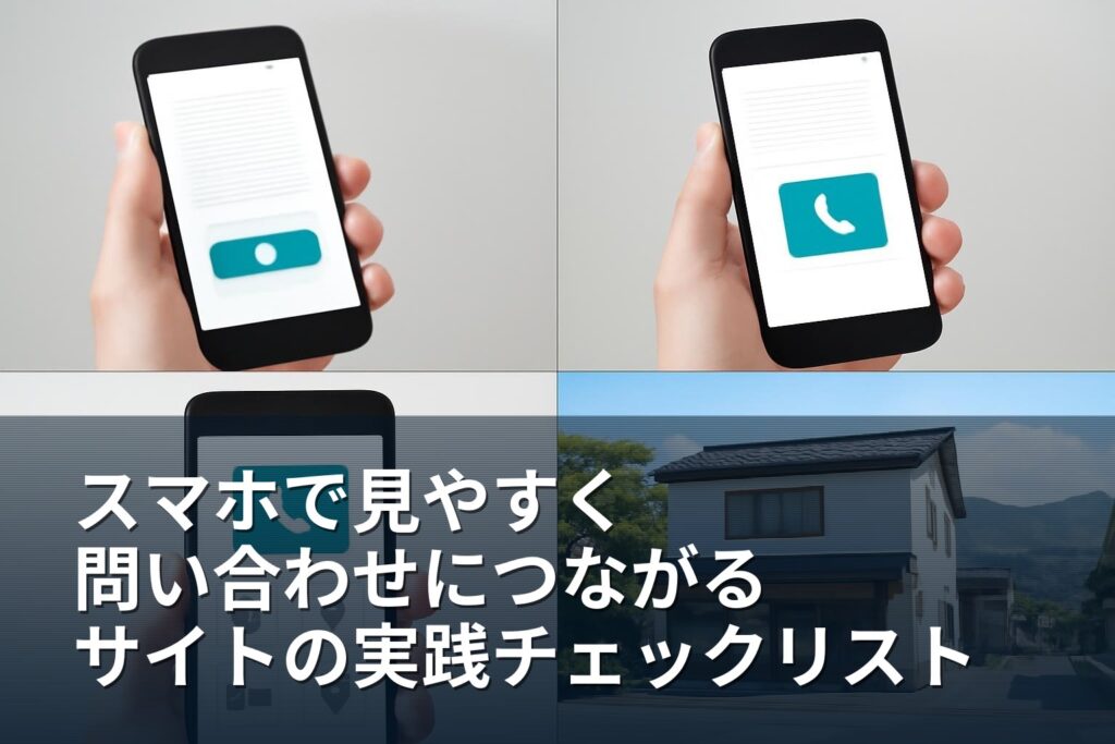 山梨事業者向け｜スマホで見やすく問い合わせにつながるサイトチェックリスト