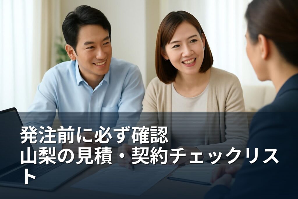 山梨の事業者向け｜ホームページ発注前に確認する見積・契約チェックリスト