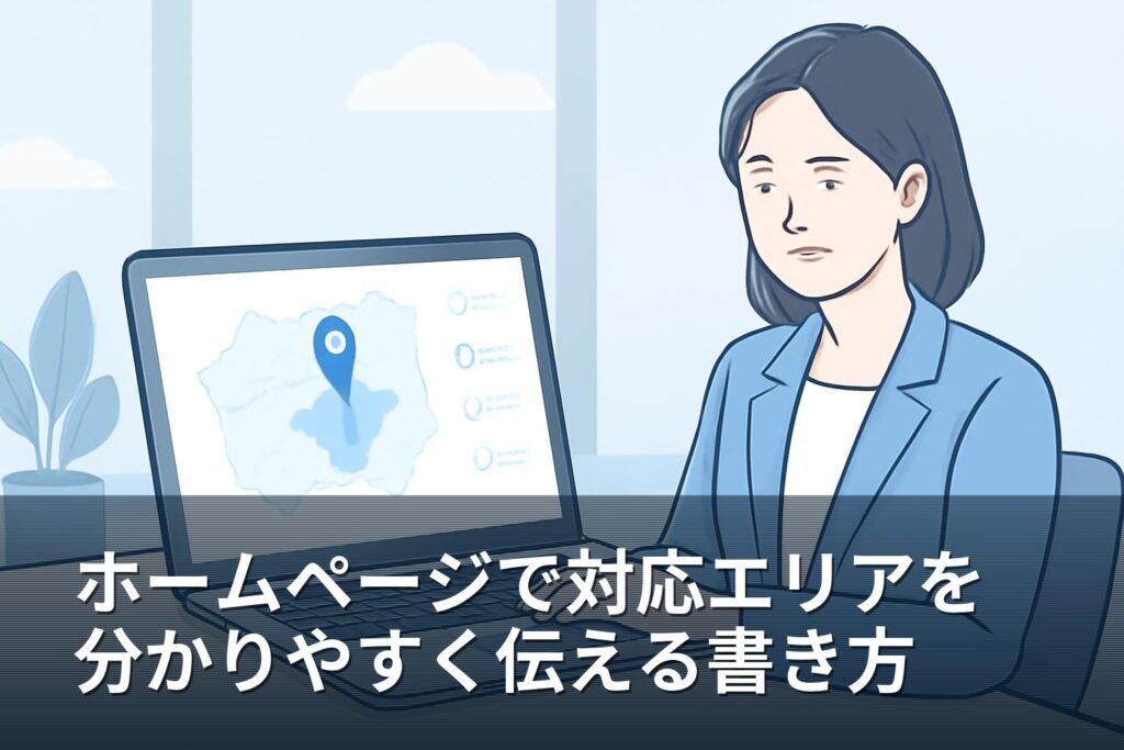 山梨の事業者向け｜ホームページで対応エリアを伝える書き方と注意点