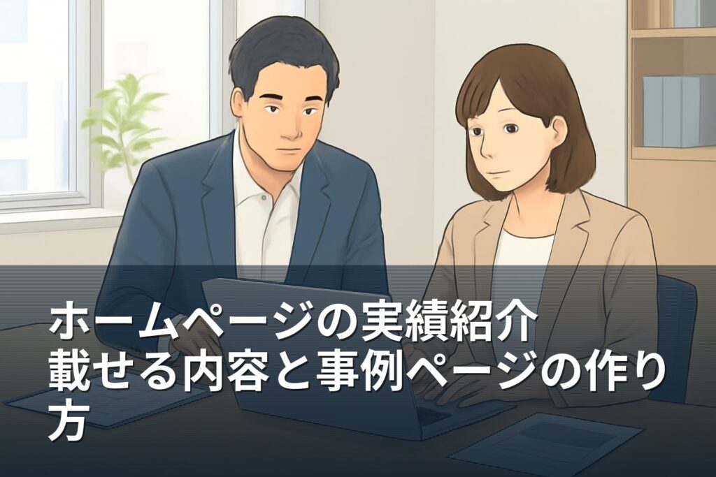 山梨の事業者向け｜ホームページの実績紹介に載せる内容と事例ページの作り方