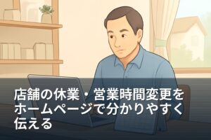 山梨の店舗向け｜休業・営業時間変更を伝えるホームページのお知らせの書き方